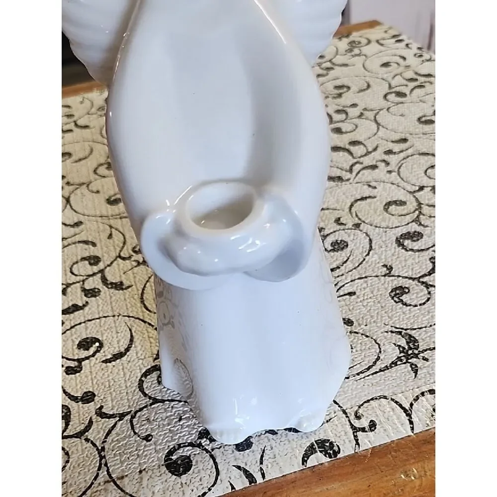 Dresden German Porcelain  Angel  Candle Holder